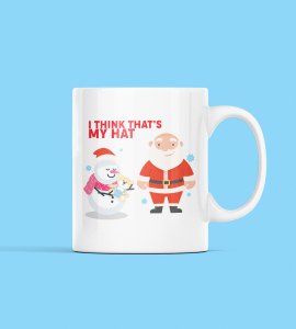 Santa & Snowman Friendship Best ceramic Coffe Mug Print Design Best Gift for Boys Girls Friend Love