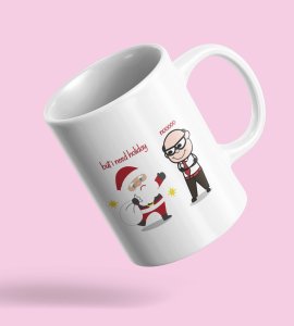 Santa & Boss Fight Coffe mug Best Gift for Boss Gift Boys Girls
