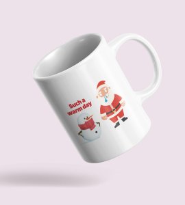 Santa and Snowman Coffe Mug Theme Design Best Gift For Boys Girls Friends