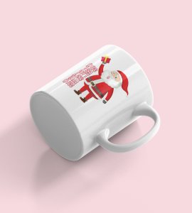 Oyee Gift leke Jaa Bantai Santa Coffe Mug Theme Best Gift