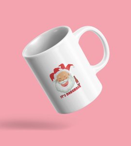 Its December Santa Happy Face Design Coffe Mug Best Gift For All Boys Girls Friends