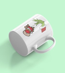 Grinch is Here Theme Coffe Mug for Best Gift Boys Girls Office Friend