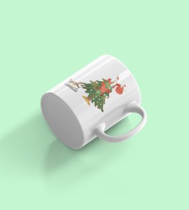 santa In Trouble Coffe Mug, Coffe Mug firend and Dog Lover Boy Girl