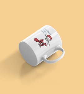 Coffe Mug Santa Christmas Kisa gaya  Festive Joy Ceramic Printed Coffee Mug - Best Christmas Gift for Boys, Girls, Office,