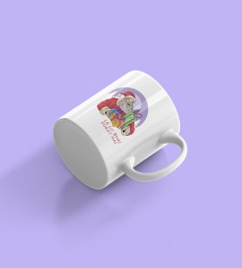 Ho-Ho-Hilarious: 'Lelo Bhai, Fukat Hai!' Santa Meme Coffee Mug