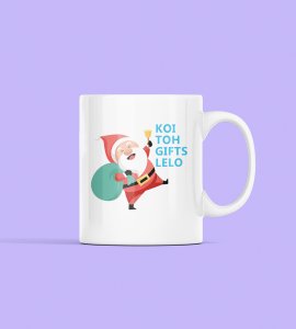 Santa's Special Delivery: 'Koi Tho Gift Lelo' Coffee Mug