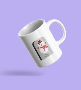 Frosty Bliss in Every Sip: Snowman Wonderland Christmas Coffee Mug