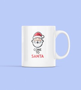 Sip, Savor, Santa: Unwrap the Christmas Joy Coffee Mug featuring a Jolly Old St. Nick! Best Gift for Friends Boys Girls