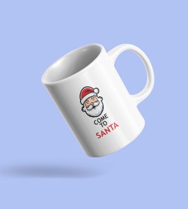 Sip, Savor, Santa: Unwrap the Christmas Joy Coffee Mug featuring a Jolly Old St. Nick! Best Gift for Friends Boys Girls