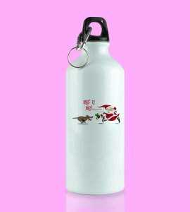 Poor Santa: Cute Designer Sipper Bottlee by (brand) Best Gift For Boys Girls