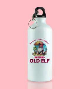 Elderly Elf: Retired Santa's Elf Designed Amazing Sipper Bottle by (Brand) Best Gift For Secret Santa