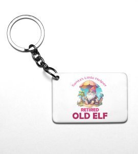 Santa's Old Bestfriend : Funniest Designed Key Chain Ever byUnique Gift For Secret Santa
