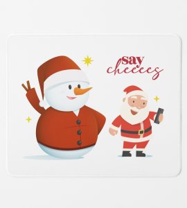 Selfie Santa : Beautifully Designed Mouse Pad by Best Gift For Secret Santa
