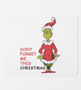 Alien Misses Santa : Cute Designed Mouse Pad For Office by Perfect Gift Office Colleagues