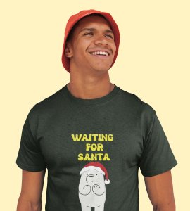 Waiting For Santa| Christmas Themed T-shirt | Best T-shirts for Boys Girls