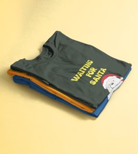 Waiting For Santa| Christmas Themed T-shirt | Best T-shirts for Boys Girls