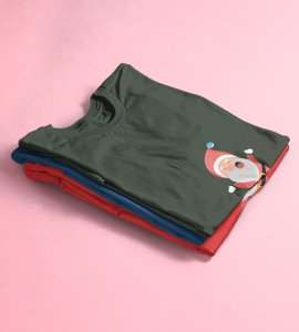 Reindeer Ranaway: Most Liked Printed T-shirt (Green) Best Gift For Boys Girls