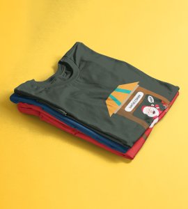 Santa's Gift Shop: Beautifully Printed T-shirt (Green) Best Gift For Secret Santa