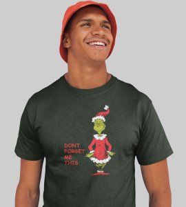 Christmas With Alien's : Best Printed T-shirt (Green) Perfect Gift For Secret Santa