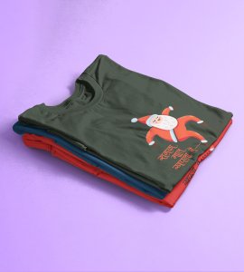 Everything Is Over: Best Printed T-shirt For Christmas (Green) Unique Gift For Boys Girls