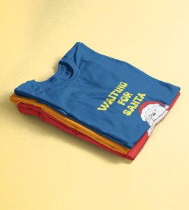 Waiting For Santa| Christmas Themed T-shirt | Best T-shirts for Boys Girls
