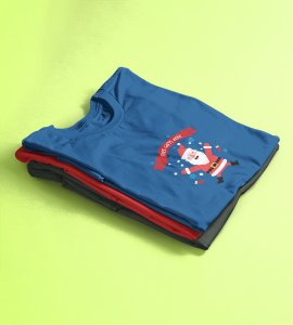 Free Gifts: Best Printed T-shirt (Blue) Perfect Gift For Christmas Eve