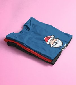 Come To Santa : Cutest Printed T-shirt (Blue) Best Gift For Kids