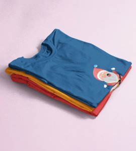 Reindeer Ranaway: Most Liked Printed T-shirt (Blue) Best Gift For Boys Girls