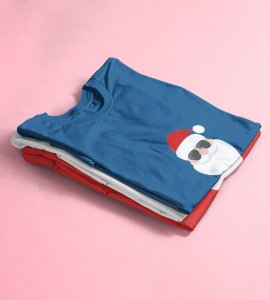 I Am Modern Santa : Cute Printed T-shirt (Blue)Best Gift For Boys Girls