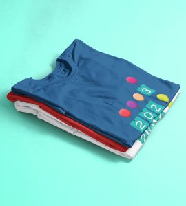 2023 Gone 2024 Came : Most Uniquely Printed T-shirt (Blue) Best Gift For Boys Girls