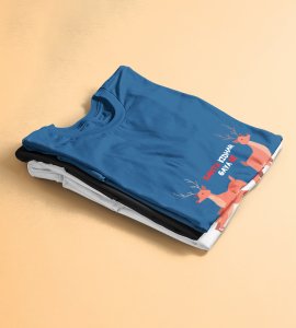 Where Did Santa Go?: Best Printed T-shirt (Blue) Best Gift For Boys Girls