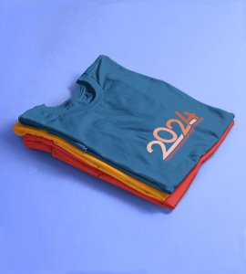 2024 Has Arrived : Cute Printed T-shirt For Kids (Blue) Best Gift For Kids