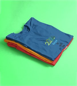 Hope For 2024 : Best Printed T-shirt For School Kids (Blue) Best Gift For Boys Girls