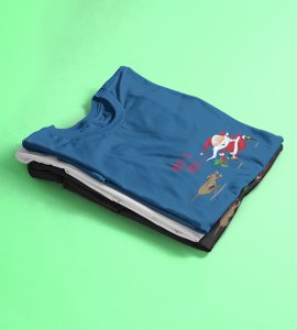 Go Away : Best Printed T-shirt (Blue) Perfect Gift For Kids Boys Girls