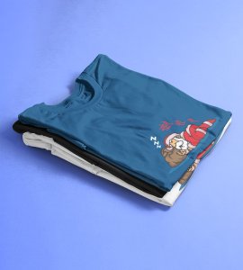 Let Me Sleep: Cute Printed T-shirt For Christmas (Blue) Best Gift For Boys Girls