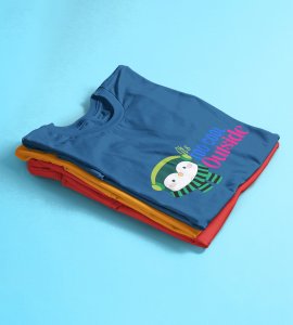 It's Too Cold Outside : Unique Winter Printed T-shirt (Blue) Unique Gift For Boys Girls