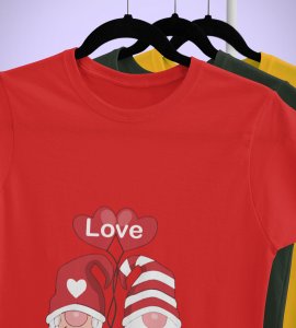Lover Elves: Best Christmas T-shirt (Red) - Ideal for Staying Refreshed Gift for Husband Wife Love Boy Girl.