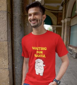 Waiting For Santa| Christmas Themed T-shirt | Best T-shirts for Boys Girls