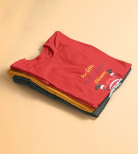 Big Chimney Bigger Gifts: Revamp your Joy with(Red) Cutest Santa T-shirt, Best Gift For Boys Girls
