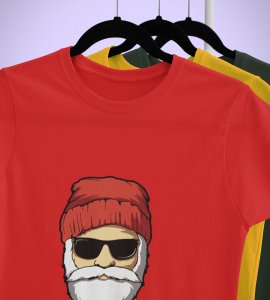 Sigma Santa T-shirt: Best printed Gift For Secret Santa(Red) Best Gift For Boys Girls