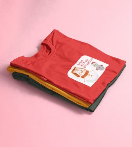 Society Against Santa : Funniest Printed T-shirt (Red) Best Gift For Secret Santa