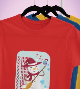 Xmas Party : Best Comic Printed T-shirt by (brands) Perfect Gift For Kids