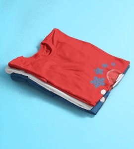 Where's Santa? : Best Printed T-shirt For Christmas (Red)Most Liked Gift For Boys Girls