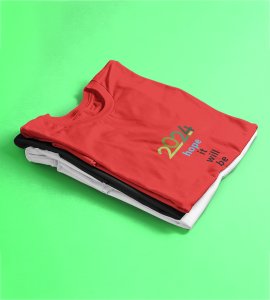 Hope For 2024 : Best Printed T-shirt For School Kids (Red) Best Gift For Boys Girls