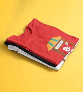 Santa's Gift Shop: Beautifully Printed T-shirt (Red) Best Gift For Secret Santa