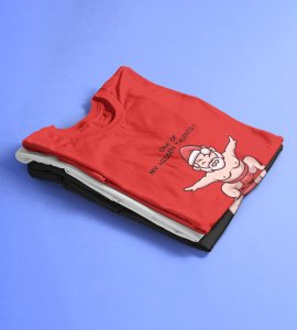 Sumo Santa : Best Printed T-shirt (Red) Best Gift For Kids Boys Girls
