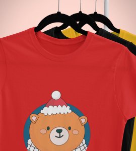 Winter Vibes: Welcome Christmas With(Red) T-shirt Perfect Gift For Kids Boys Girls