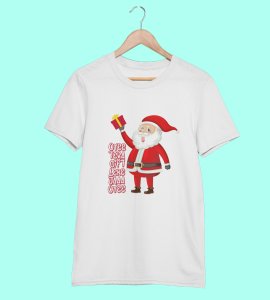 Funniest Santa : Funniest Printed T-shirt (White) Perfect Gift For Kids