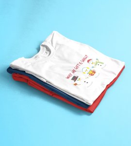 Small Gift : Unique Printed T-shirt (White) Best Gifts For Secret Santa