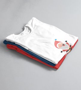 Reindeer Ranaway: Most Liked Printed T-shirt (White) Best Gift For Boys Girls